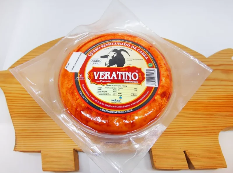 queso semicurado con pimenton Veratino